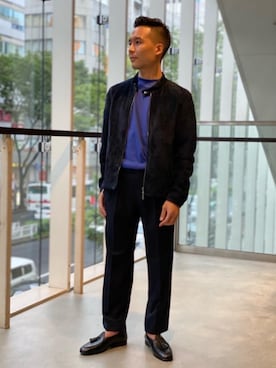 「Tシャツ/カットソー」｜「アイテム（スリッポン）」を使った、Wettyさん（メンズ・161cm）の夏コーディネート
