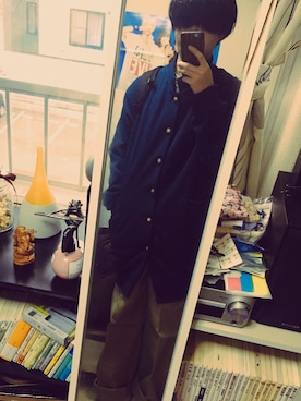 「入学式」｜「アイテム（ブルゾン）」を使った、koroさん（メンズ・173cm）の春コーディネート