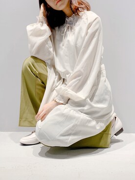 「チュニック」｜「アイテム（その他）」を使った、yuunaさん（レディース・157cm）の秋コーディネート