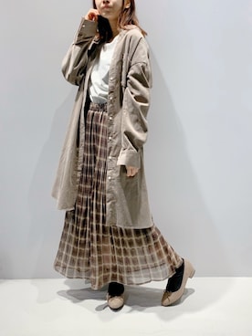 「オリエンタルトラフィック」｜「アイテム（ワンピース/ドレス）」を使った、yuunaさん（レディース・157cm）の秋コーディネート