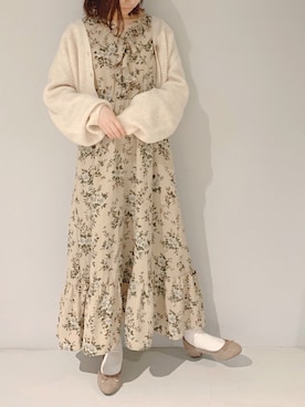「オリエンタルトラフィック」｜「アイテム（ワンピース/ドレス）」を使った、yuunaさん（レディース・157cm）の秋コーディネート