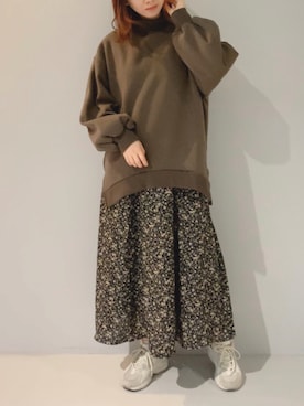 yuunaさん（レディース・157cm）の冬コーディネート
