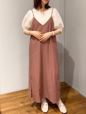 「パワショル」｜yuunaさん（レディース・157cm）の春コーディネート
