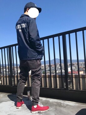 「FACTOTUM（ファクトタム）のアイテム（ブルゾン）」を使った、こいちゃんさん（メンズ・173cm）の春コーディネート