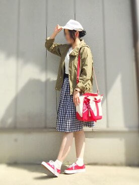 ごまさん(レディース・160cm)の春コーディネート