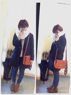 はるまろ☆さん（レディース・161cm）の冬コーディネート