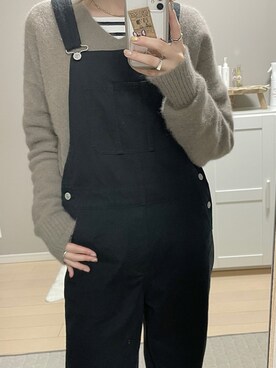 サロペット オーバーオールを使った あったかコーデ のレディース人気ファッションコーディネート Wear