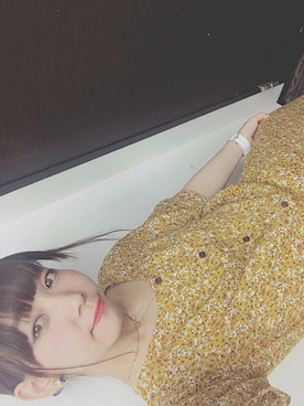 「アイテム（イヤリング）」を使った、YesHappy!さやかさん（レディース・153cm・20代）の夏コーディネート