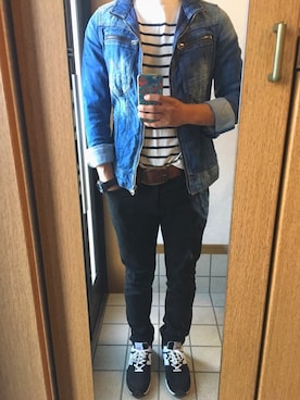 「ボーター」｜りょうさん（メンズ・171cm）の春コーディネート