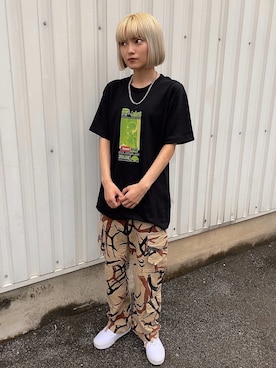 「FREI」｜小川 桃香さん（レディース・158cm）の夏コーディネート