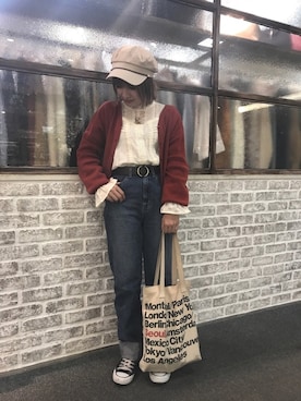 「ページボーイ」｜52tanさん（レディース・154cm）の冬コーディネート