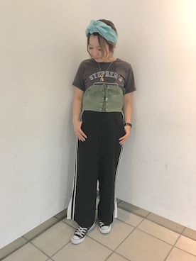 「コルセット」｜52tanさん（レディース・154cm）の春コーディネート