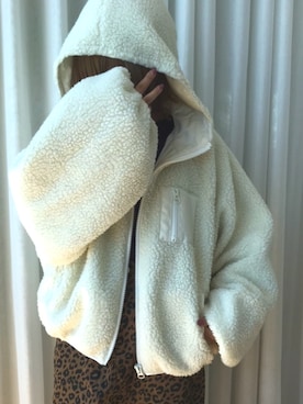 「apres jour（アプレジュール）のアイテム（ブルゾン）」を使った、52tanさん（レディース・154cm）の秋コーディネート