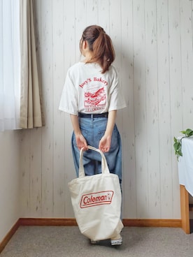 「ZOZOでしか買えない」｜「アイテム（スニーカー）」を使った、みうさん（レディース・155cm）の夏コーディネート