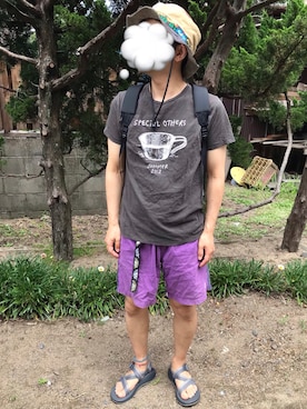 「アイテム（その他、ブラウン系）」を使った、toolsさん（メンズ・163cm）の夏コーディネート