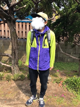 「ウォーキングスタイル」｜「アイテム（ブルゾン）」を使った、toolsさん（メンズ・162cm）の春コーディネート