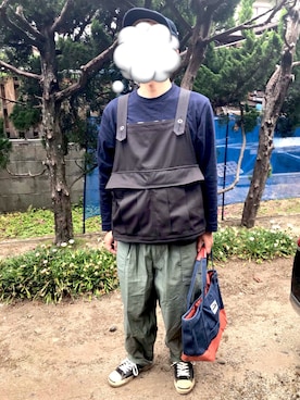 「MT. RAINIER DESIGN（マウントレイニアデザイン）のアイテム（バッグ）」を使った、toolsさん（メンズ・162cm）の春コーディネート