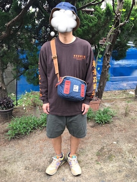 「MT. RAINIER DESIGN（マウントレイニアデザイン）のアイテム（バッグ）」を使った、toolsさん（メンズ・162cm）の秋コーディネート