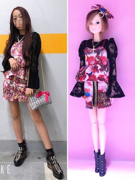 「パーティースタイル」｜「アイテム（雑貨/ホビー）」を使った、cocoron♡さん（レディース・154cm）の夏コーディネート