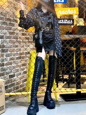 「13MONTH（サーティーンマンス）のアイテム」を使った、cocoron♡さん（レディース・155cm）の冬コーディネート