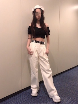 「BABLETWO（ビーエイブルトゥー）のアイテム」を使った、cocoron♡さん（レディース・155cm）の春コーディネート