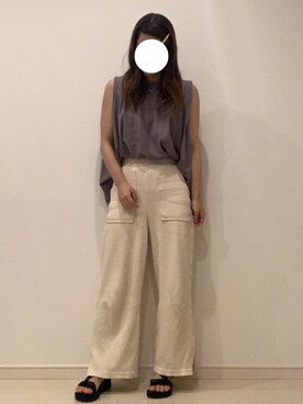 「chocomee（チョコミー）のアイテム（Tシャツ/カットソー）」を使った、yuri*さん（レディース・152cm）の夏コーディネート