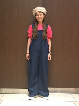 「アイテム（ブレスレット）」を使った、ASAMI OKANOさん（レディース・161cm）の春コーディネート