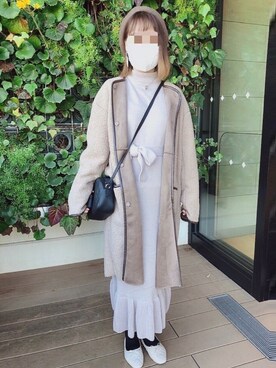 しまむら シマムラ のムートンコートを使ったレディース人気ファッションコーディネート Wear