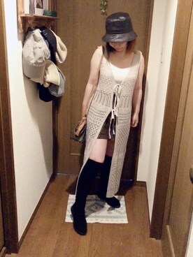 「餃子バック」｜x 𝕟𝕚𝕛𝕚𝕞𝕒𝕤𝕦 xさん（レディース・154cm）の春コーディネート
