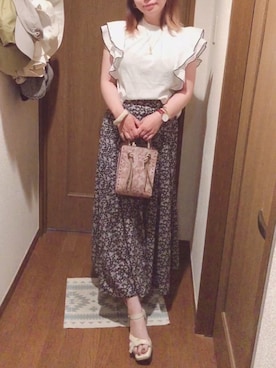 「ダニエルウェリントン」｜「アイテム（アクセサリー）」を使った、x 𝕟𝕚𝕛𝕚𝕞𝕒𝕤𝕦 xさん（レディース・154cm）の春コーディネート