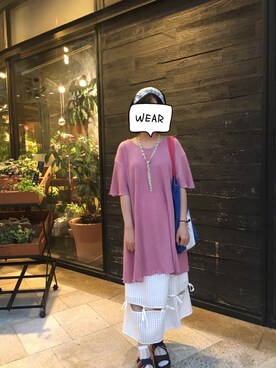JOHO ❤︎さん（レディース・159cm）の夏コーディネート