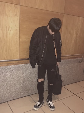 「DIMECRES」｜kxtxxmxさん（メンズ・165cm）の冬コーディネート
