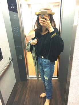 「GIUSEPPE ZANOTTI DESIGN（ジュゼッペザノッティデザイン）のアイテム（サンダル）」を使った、hiromin☆さん（レディース・170cm）の春コーディネート