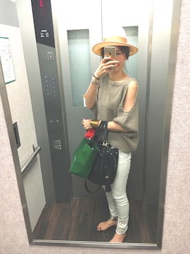 「GIUSEPPE ZANOTTI DESIGN（ジュゼッペザノッティデザイン）のアイテム（サンダル）」を使った、hiromin☆さん（レディース・170cm）の夏コーディネート