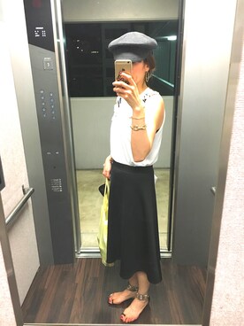 「GIUSEPPE ZANOTTI DESIGN（ジュゼッペザノッティデザイン）のアイテム（サンダル）」を使った、hiromin☆さん（レディース・170cm）の夏コーディネート