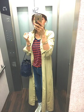 Donna Karan コットンシャツワンピース DKNY DONNA KARAN NEW YORKのシャツワンピースを使った人気