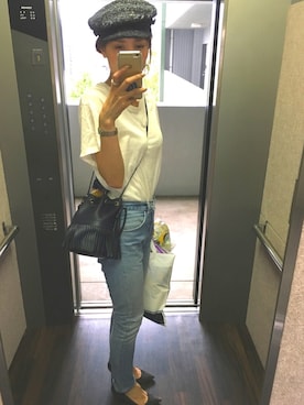 「Manolo Blahnik（マノロ・ブラニク）のアイテム（パンプス）」を使った、hiromin☆さん（レディース・170cm）の秋コーディネート