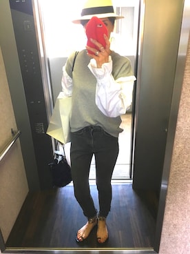 「GIUSEPPE ZANOTTI DESIGN（ジュゼッペザノッティデザイン）のアイテム（サンダル）」を使った、hiromin☆さん（レディース・170cm）の夏コーディネート