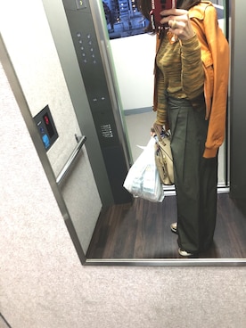 「Chloe（クロエ）のアイテム（ブルゾン）」を使った、hiromin☆さん（レディース・170cm）の春コーディネート