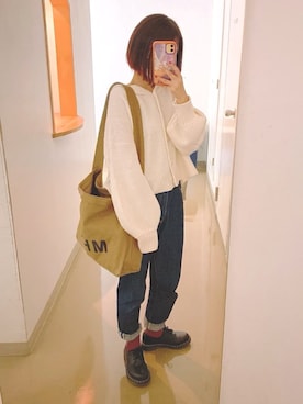 「merry jenny（メリージェニー）のアイテム（雑貨/ホビー）」を使った、ねむこさん（レディース・155cm）の秋コーディネート