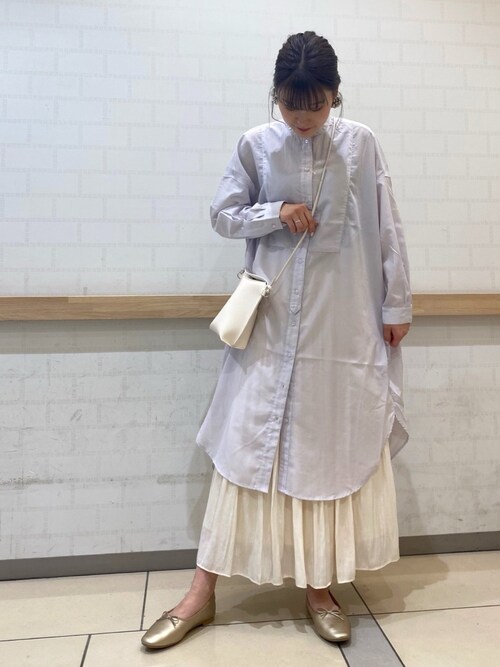 Rikaco American Holic American Holicのシャツワンピースを使ったコーディネート Wear Rikaco American Holic American Holicのシャツワンピースを使ったコーディネート Wear