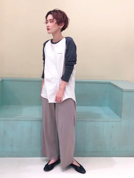 「Le Melange（ル・メランジュ）のアイテム」を使った、NOWAさん（レディース・162cm）の秋コーディネート