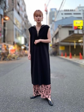 「MICALLE MICALLE（ミカーレミカーレ）のアイテム（ワンピース/ドレス）」を使った、NOWAさん（レディース・162cm）の春コーディネート