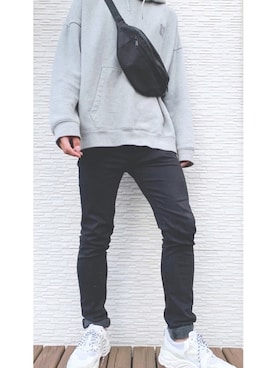 「やっぱりストリートが好き」｜「アイテム（財布/小物）」を使った、かめさん（メンズ・173cm）の秋コーディネート