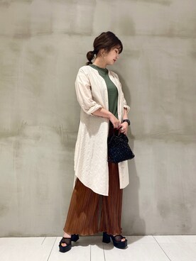 たかみなさん（レディース・166cm）の夏コーディネート