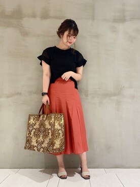 たかみなさん（レディース・166cm）の夏コーディネート