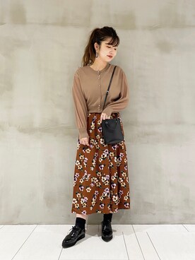 たかみなさん（レディース・166cm）の秋コーディネート