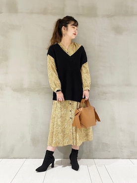 たかみなさん（レディース・166cm）の秋コーディネート