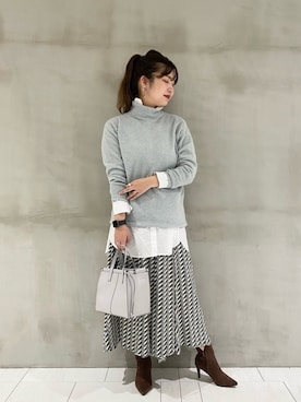 たかみなさん（レディース・166cm）の秋コーディネート