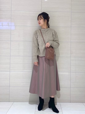 たかみなさん（レディース・166cm）の冬コーディネート